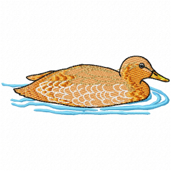 Ducks And Goose Embroidery Design 1